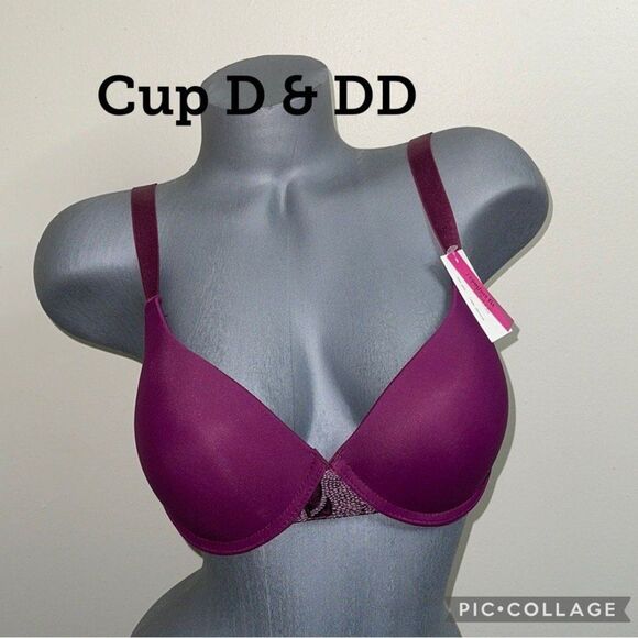 Comfort Fit Push Up Light Padded T- Shirt 3 Hooks Bra Full Covered Underwire. - Picture 1 of 12